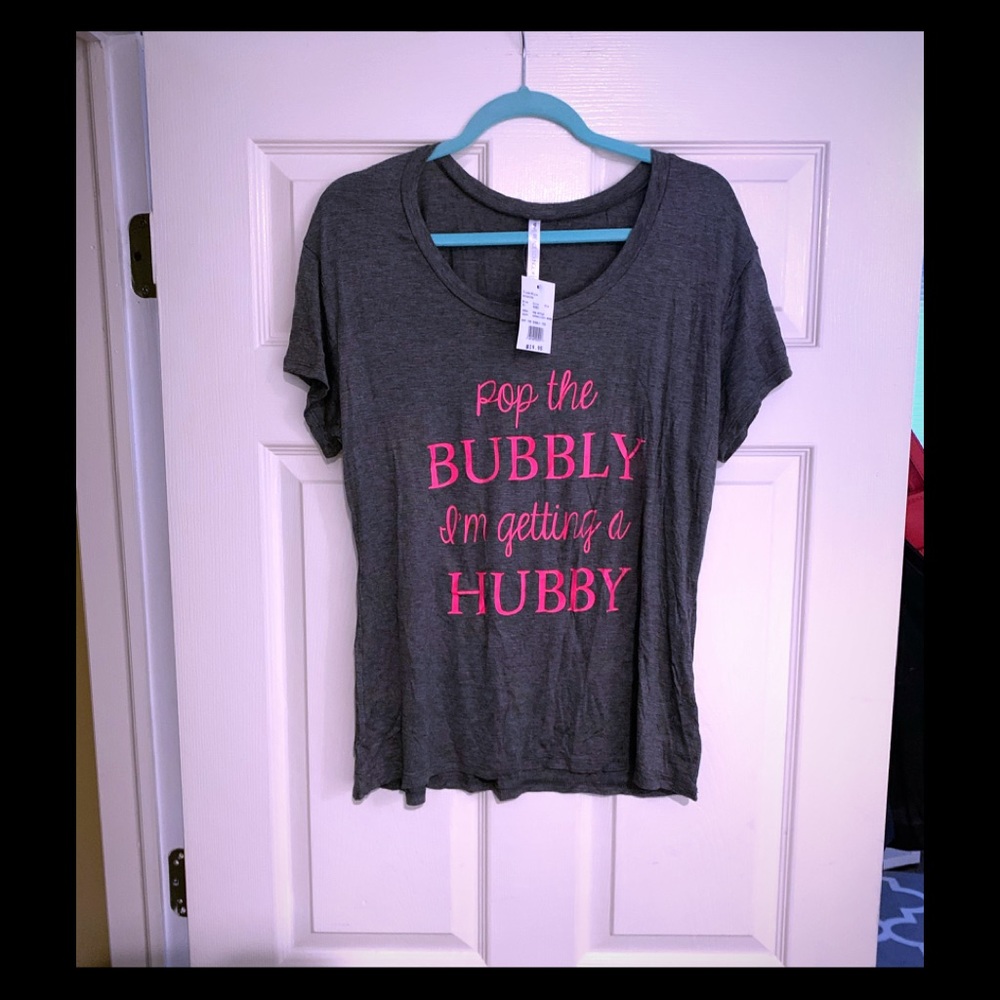 David’s bridal lounge top